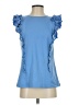 Unbranded Blue Short Sleeve Top Size S - photo 1