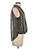 TOBI 100% Polyester Silver Sleeveless Blouse Size S - photo 4