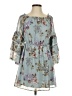Bailey Blue Floral Blue Casual Dress Size S - photo 1