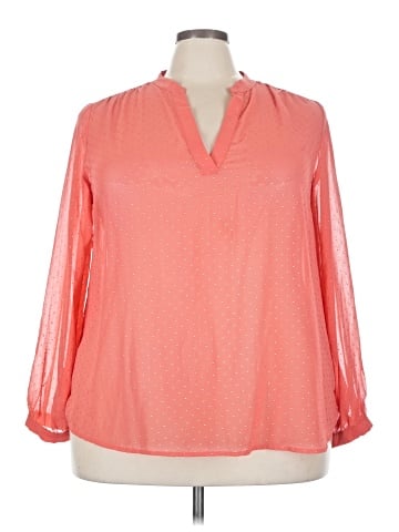 a.n.a. A New Approach Long Sleeve Blouse (view 1)