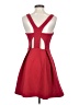 Dina Be 100% Polyester Hearts Red Cocktail Dress Size S - photo 2
