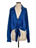 Assorted Brands Blue Long Sleeve Blouse Size 2 - photo 1