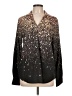 Unbranded Stars Black Long Sleeve Blouse Size L - photo 1