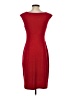 Connected Apparel Solid Red Cocktail Dress Size 4 - photo 2