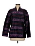 Talbots Print Purple Jacket Size 8 - photo 1