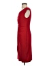 Connected Apparel Solid Red Cocktail Dress Size 4 - photo 5