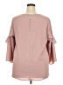 Alfani 100% Polyester Pink 3/4 Sleeve Blouse Size 2X - photo 2