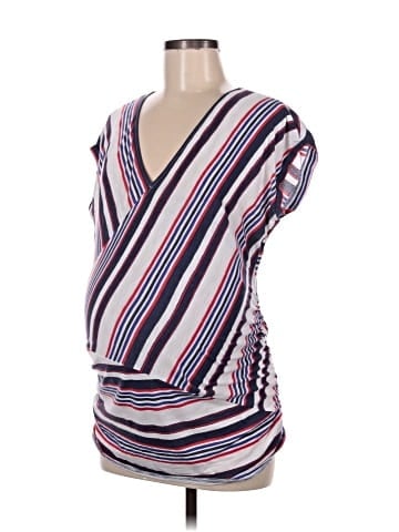 Motherhood Short Sleeve Blouse (view 1)