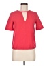 Armani Jeans Solid Red Short Sleeve Blouse Size EU 38 / US 8 - photo 1