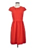 J.Crew Solid Red Casual Dress Size 4 - photo 1