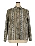 Courtenay 100% Polyester Paisley Green Long Sleeve Blouse Size 2X - photo 1