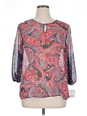 Liz Claiborne 3/4 Sleeve Blouse (view 1)