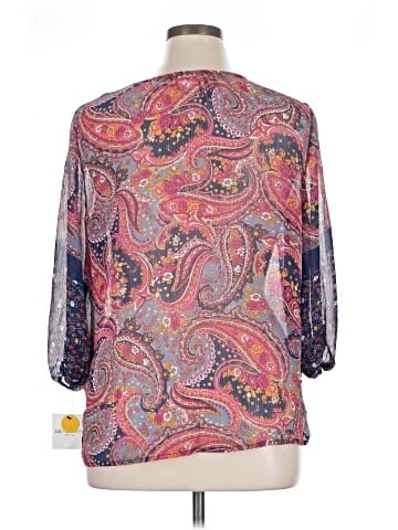 Liz Claiborne 3/4 Sleeve Blouse (view 2)
