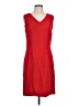 Coldwater Creek 100% Polyester Solid Red Casual Dress Size 10 - photo 1