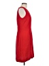 Coldwater Creek 100% Polyester Solid Red Casual Dress Size 10 - photo 4