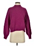 Gap Solid Purple Turtleneck Sweater Size S - photo 1