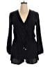 Huffer Clothing Co 100% Rayon Polka Dots Black Romper Size 14 - photo 1