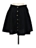 Shein Solid Black Casual Skirt Size 6 - photo 1