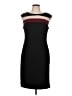 Connected Apparel Color Block Black Cocktail Dress Size 12 - photo 1