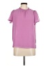 1.State 100% Polyester Purple Short Sleeve Blouse Size M - photo 1