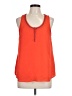 41Hawthorn 100% Polyester Orange Sleeveless Blouse Size L - photo 1