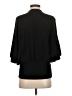 Even Black 3/4 Sleeve Blouse Size S - photo 2