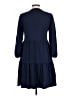 Gap Solid Blue Casual Dress Size L (tall) - photo 2