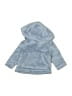 Carter's 100% Polyester Blue Zip Up Hoodie 0-3 MO / 3 MO - photo 1