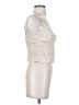 Zara Stripes Ivory Sleeveless Top Size S - photo 4