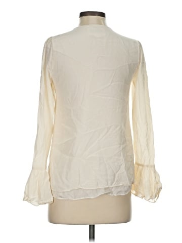Stone Cold Fox Long Sleeve Silk Top (view 2)
