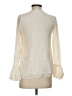 Stone Cold Fox 100% Silk Ivory Long Sleeve Silk Top Size Sm (1) - photo 2