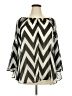 Monrow Chevron-herringbone Gray Long Sleeve Blouse Size XXL (estimated) - photo 1