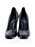Kenneth Cole New York 100% Leather Black Gray Heels Size 8 - photo 2