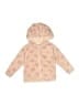 H&M 100% Polyester Hearts Pink Zip Up Hoodie 9-12 MO / 12 MO - photo 1