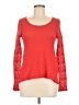 Lucky Brand Red Long Sleeve Top Size M - photo 1