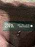 Zara Brown Long Sleeve Blouse Size L - photo 7