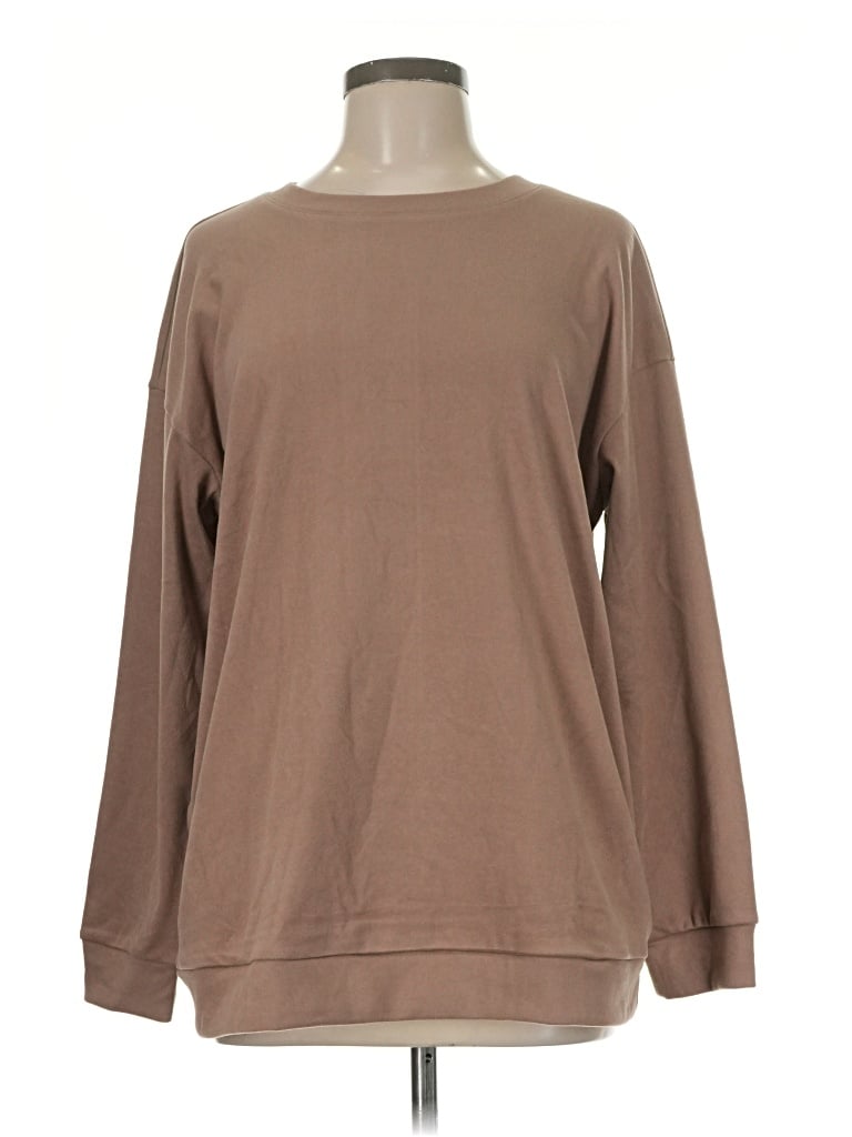 Pre-owned Miholl Sweatshirt In Brown