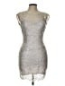 Alythea 100% Polyester Silver Cocktail Dress Size L - photo 1