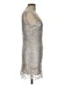 Alythea 100% Polyester Silver Cocktail Dress Size L - photo 4