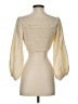 Grace Yellow 3/4 Sleeve Blouse Size S - photo 2