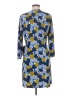 Anne Klein Print Blue Casual Dress Size 8 (estimated) - photo 2