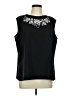 BonWorth 100% Polyester Black Sleeveless T-Shirt Size M (petite) - photo 1