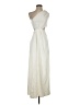 Shein 100% Polyester Ivory Casual Dress Size 4 - photo 1