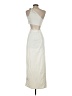Shein 100% Polyester Ivory Casual Dress Size 4 - photo 2