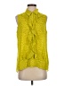 CAbi 100% Polyester Yellow Sleeveless Blouse Size S - photo 1