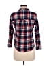 Forever 21 100% Rayon Plaid Red Long Sleeve Button-Down Shirt Size M - photo 2