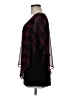 AB Studio Burgundy Short Sleeve Blouse Size M - photo 5