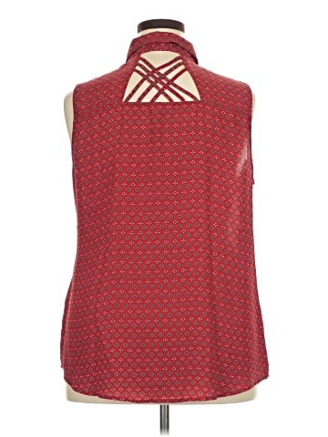Roz & Ali Sleeveless Blouse (view 2)