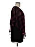 AB Studio Burgundy Short Sleeve Blouse Size M - photo 4