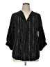 Assorted Brands 100% Polyester Black 3/4 Sleeve Blouse Size XL - photo 1